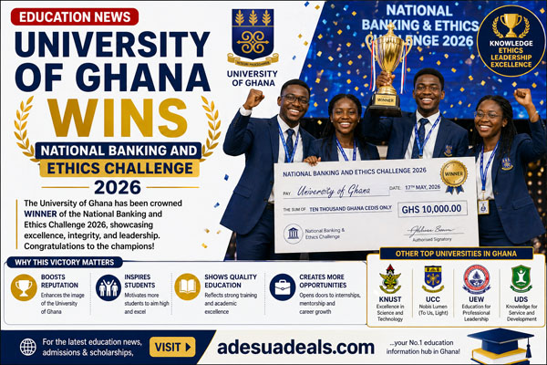 University of Ghana Wins National Banking and Ethics Challenge 2026